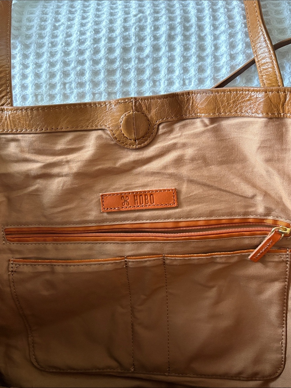 HOBO Kingston Medium Tote, Color Truffle - Picture 5 of 7